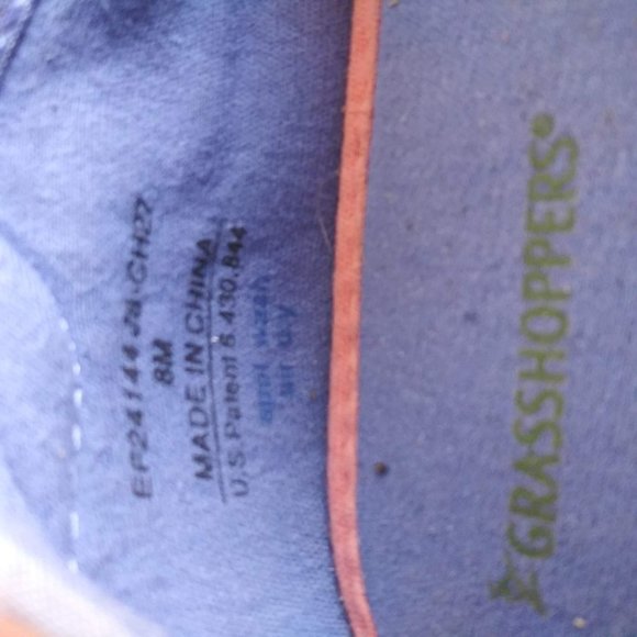 Grasshopper Light Blue Denim Plaid Boat Shoe - Picture 11 of 11